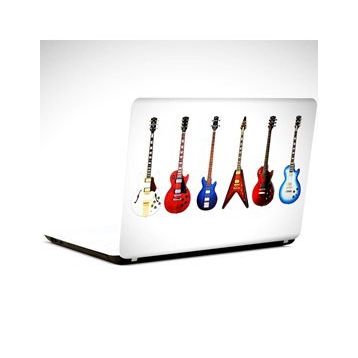 Dekolata Gitarlar 25x19 cm Laptop Sticker