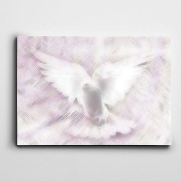 Dekolata Güvercin 140x200 cm Kanvas Tablo