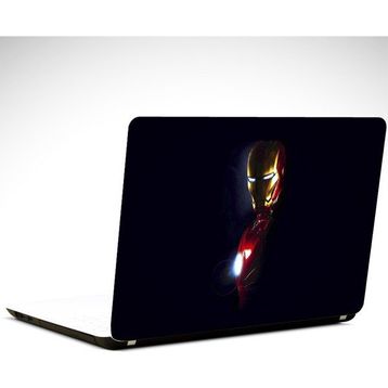 Dekolata Iron Man Siyah 25x19 cm Laptop Sticker