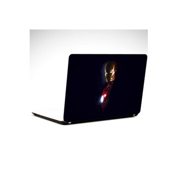 Dekolata İron Man Siyah 35x26 cm Laptop Sticker