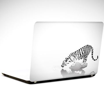 Dekolata Kaplan Siyah Beyaz 29x24 cm Laptop Sticker