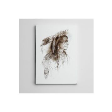 Dekolata Kızılderili Mini 100x140 cm Kanvas Tablo