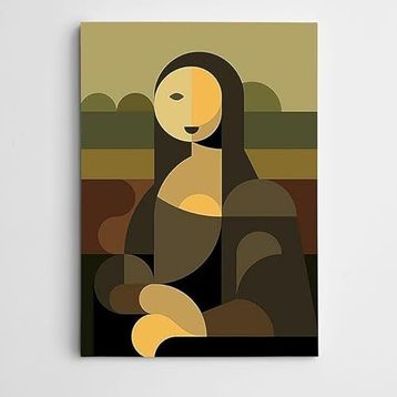 Dekolata Mona Lisa 50x70 cm Kanvas Tablo