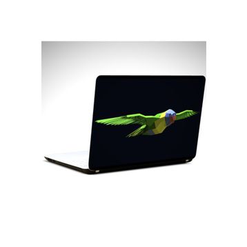 Dekolata Papağan Low Poly 35x26 cm Laptop Sticker