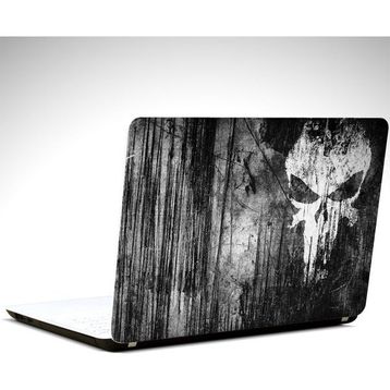 Dekolata Punisher Karanlık Duvar 37x26 cm Laptop Sticker