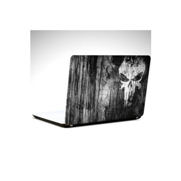 Dekolata Punisher Karanlık Duvar 37x26 cm Laptop Sticker