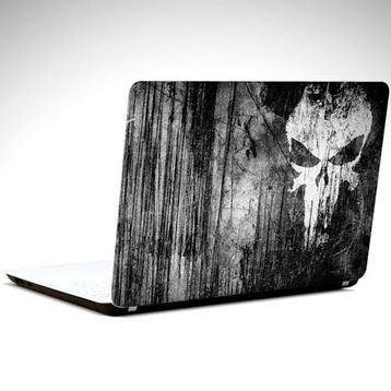 Dekolata Punisher Karanlık Duvar 37x26 cm Laptop Sticker