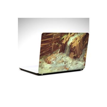 Dekolata Şelale Low Poly 35x26 cm Laptop Sticker