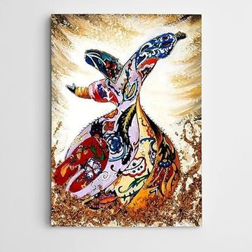 Dekolata Semazen 35x50 cm Kanvas Tablo