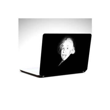 Dekolata Siyah Beyaz Einstein 38x27 cm Laptop Sticker