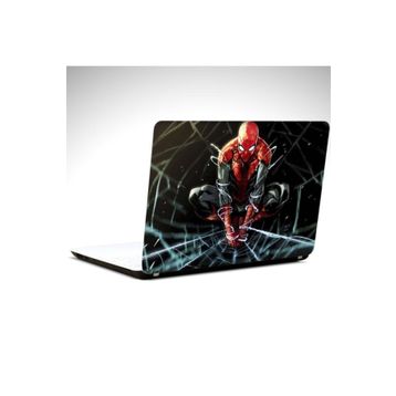 Dekolata Spiderman Ağlar 37x26 cm Laptop Sticker