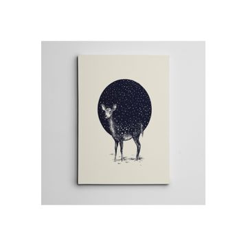 Dekolata Yavru Ceylan Mini 50x70 cm Kanvas Tablo