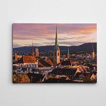 Dekolata Zürih 70x100 cm Kanvas Tablo