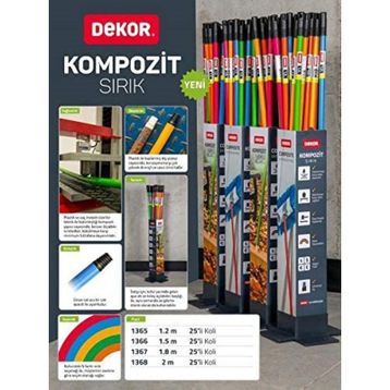 Dekor 2 mt Kompozit Sırık