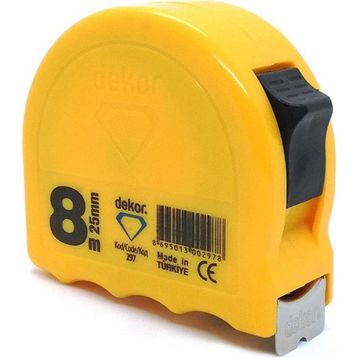 Dekor 297 25 mm x 8 mt Şerit Metre