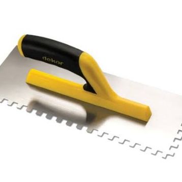 Dekor 432 Kare Dişli Kapalı Saplı 40 cm Seramik Malası