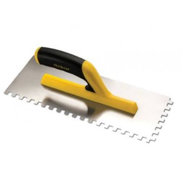 Dekor 432 Kare Dişli Kapalı Saplı 40 cm Seramik Malası
