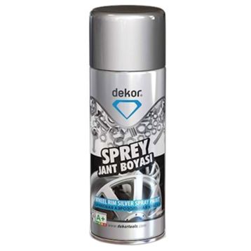 Dekor Gümüş 400 ml Akrilik Efektli Sprey Boya