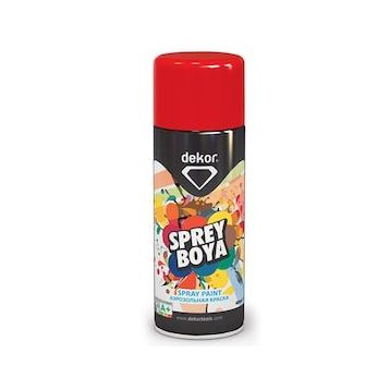 Dekor Kırmızı 400 ml Efektli Akrilik Sprey Boya