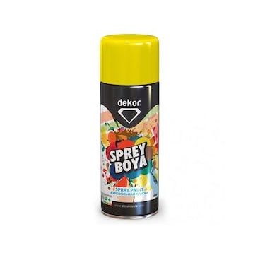 Dekor Krom Sarı 400 ml Akrilik Efektli Sprey Boya