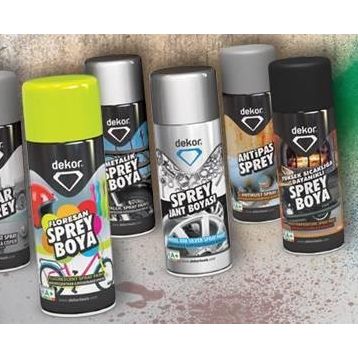 Dekor Krom Sarı 400 ml Sprey Boya