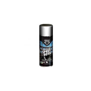 Dekor Metalik Siyah 400 ml Sprey Boya