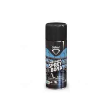 Dekor Metalik Siyah 400 ml Sprey Boya