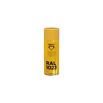 Dekor RAL1023 Krom Sarısı 400 ML Sprey Boya