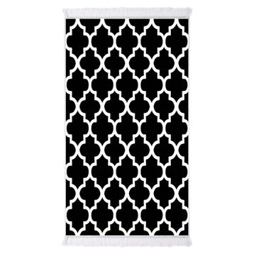 Dekoreko 1882 İnci Dijital Saçaklı Desen 4 80x120 cm Halı