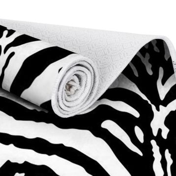 Dekoreko 2085 İnci Halı Dijital Saçaklı Desen 1 80x120 cm Salon Halısı