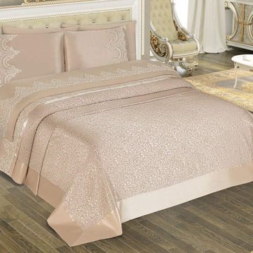 Dekoreko GLN-74156 Selin Cappiçino 260x240 cm Gelin Seti