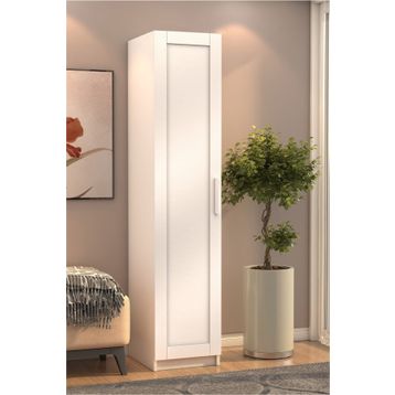 Dekorex Mnt 112 1 Kapaklı 5 Bölmeli Beyaz Dolap
