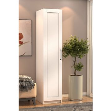 Dekorex Mnt 112 1 Kapaklı 5 Bölmeli Beyaz Dolap