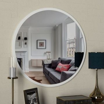 Dekorister Exclusive Beyaz Glob Ayna