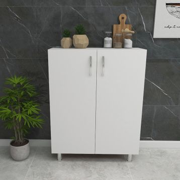DEKOROSSO Beyaz Just Çok Amaçlı Dolap Mutfak Dolabı