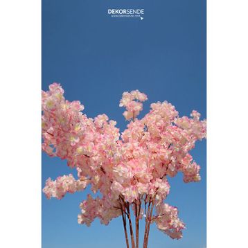 Dekorsende 95 cm Pembe Bahar Dalı Yapay Bitki