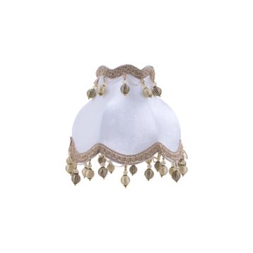 Dekovien Vintage Kadife Kaplı El Yapımı Klasik Model Abajur