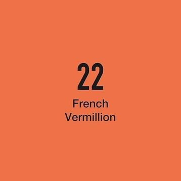 Del Rey 5789607 Twin Marker R22 French Vermillion Keçe Uçlu Kalem