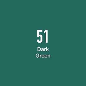 Del Rey 5789657 Twin Marker BG51 Dark Green Keçe Uçlu Kalem