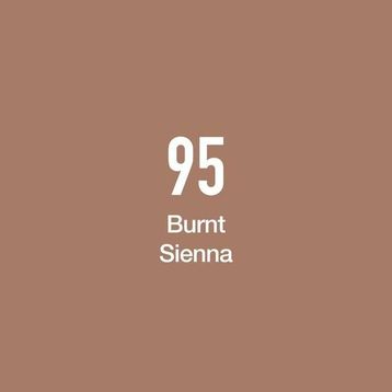 Del Rey 5789712 Twin Marker BR95 Burnt Sienna Keçe Uçlu Kalem