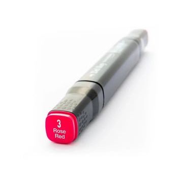 Del Rey Twin Marker R3 Rose Red Keçe Uçlu Kalem
