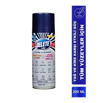 Delete 200 ml Çok Amaçlı Yağ Kir Leke Çözücü Genel Temizleyici Köpük