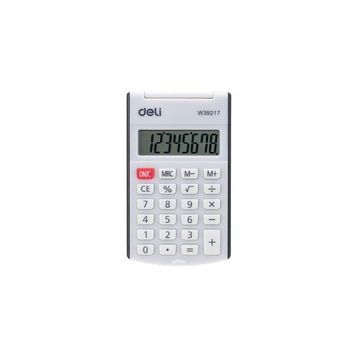 Deli 39217 Siyah Kapaklı Mini Hesap Makinası