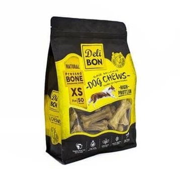 Delibon 7 cm Xs Boy 50'li Naturel Torba Deri Pres Kemik