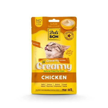 Delibon Creamy Tavuklu 15 gr 5 Adet Ödül Maması