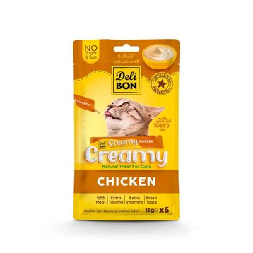 Delibon Creamy Tavuklu 15 gr 5 Adet Ödül Maması