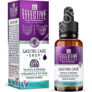 Delibon Effective 50 ml Kedi ve Köpek Sindirim Sistemi Sağlığı için Likit Destek