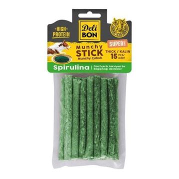Delibon Spirulinali Kalın 15 Adet Super Munchy Çubuk