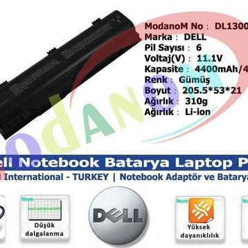 Dell 0PU563 Notebook Batarya - Pil