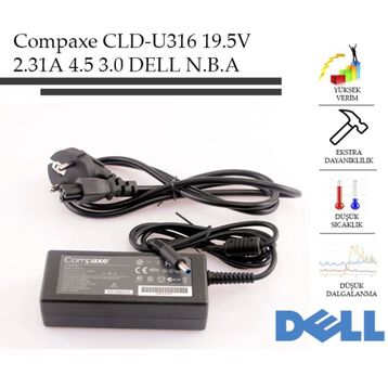 Dell 19.5V 2.31A 45W Notebook Adaptör
